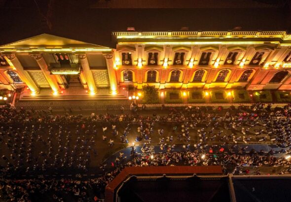 Celebración y música en vivo marcan la llegada del 2026 en el Centro Histórico