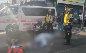 Ataque armado deja tres fallecidos en zona 1