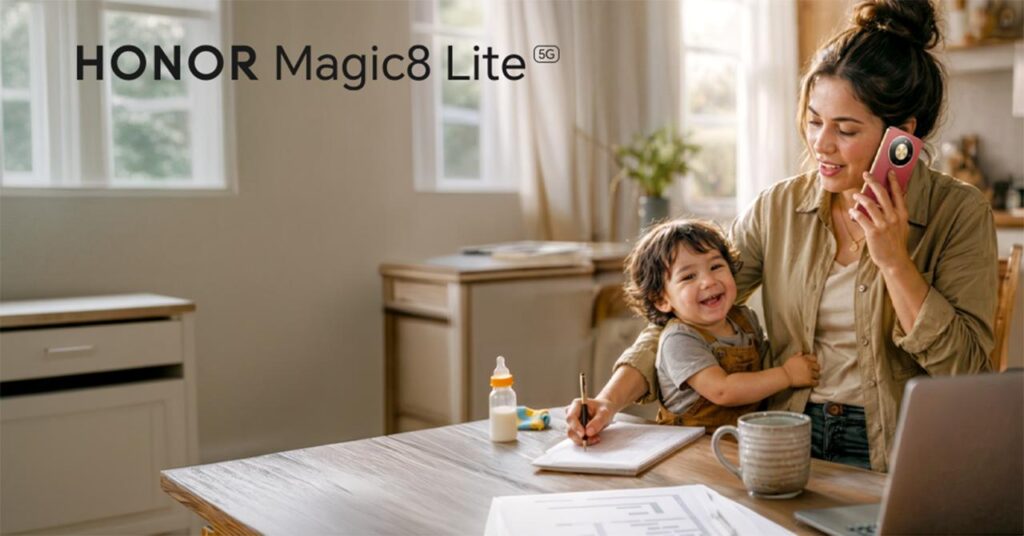 Para cada versión de mamá, hay un HONOR Magic8 Lite