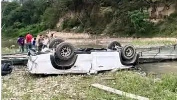Colapso de puente de hamaca deja tres fallecidos en Ocotepeque, Hondura