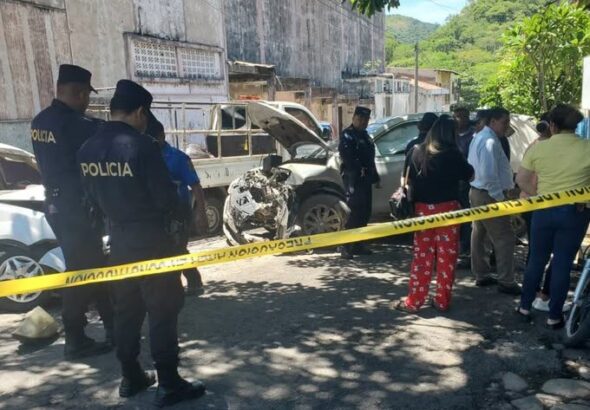 Siete automotores colisionan en accidente de tránsito en San Francisco Gotera